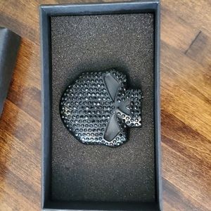 New! Harley-Davidson women's Jet Willie G Skull bling belt buckle